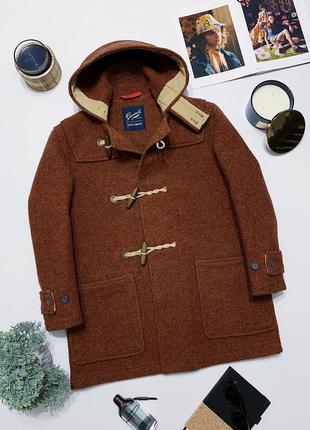 Чоловіче шерстяне пальто дафлкот duffle coat gloverall & john lewis