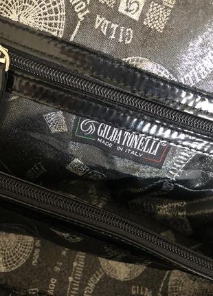 Оригінальна італійська шкіряна сумка gilda tonelli3 фото