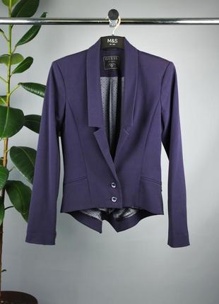 Guess женский пиджак фрак фиолетовый размер s3 фото