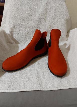 Ботинки челси arche 42p оранжевые кожа2 фото