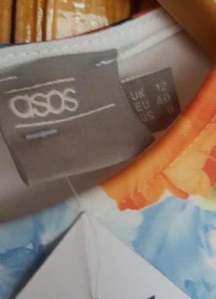 Гарне плаття міді футляр від asos в квітковий принт.6 фото