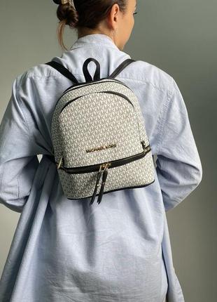 Рюкзак michael kors backpack mini white
