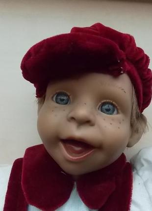 Веселый мальчуган.характерная кукла. германия 80гг. рост-39см