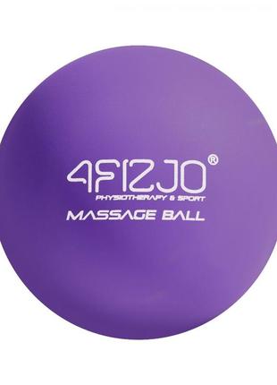 Масажний м'яч 4fizjo lacrosse ball 6.25 см 4fj0322 purple
