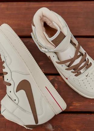 Nike air force 1 mid mocco fur 6