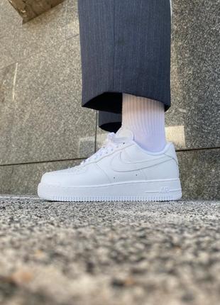 Nike air force white fur