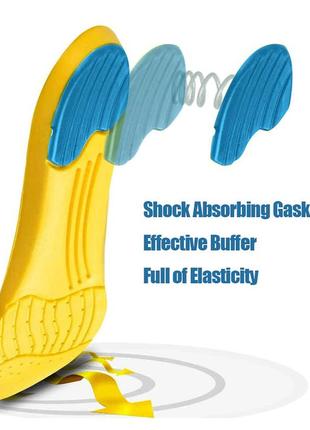 Ортопедические стельки для кроссовок, берцев и трекинговой обуви 40-46 размер 26-31 см5 фото