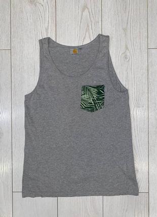 Чоловіча бавовняна майка carhartt size s-m