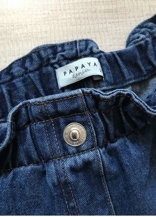 Джинсові шорти, американського бренда, papaya denim. 48 евро5 фото