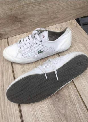 Кроссовки lacoste кеди для бігу спорту атлетики стильные актуальные тренд кеды тапки2 фото