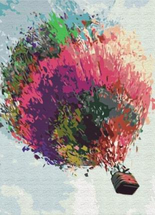 Картина по номерам "воздушный шар" 40x50см, (без коробки) artcraft 40 х 50 см с красками