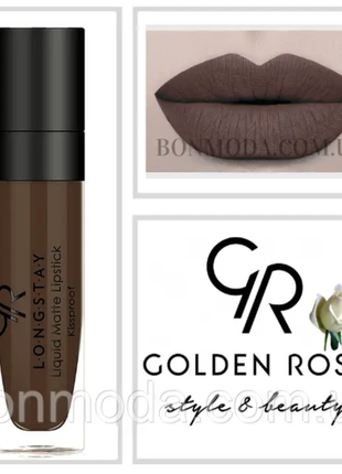 Golden rose longstay liquid matte lipstick в оттенке 252 фото