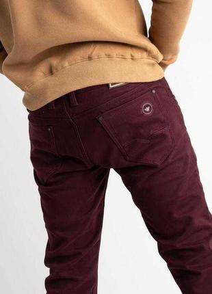 Джинси, штани чоловічі зимові на флісі стрейчеві warxdar, туреччина4 фото