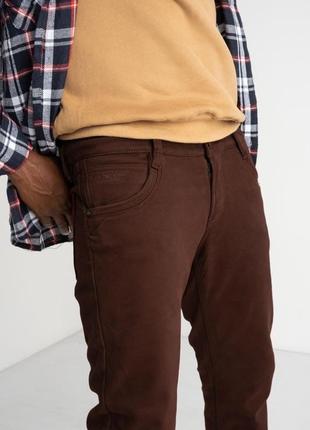 Джинси, штани чоловічі зимові на флісі стрейчеві warxdar, туреччина5 фото