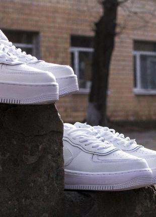 Nike air force shadow white  женские кроссовки найк еир форс3 фото