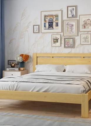 Деревянная двуспальная кровать"прайм" 160х2002 фото
