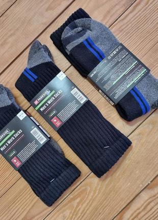 Мужские носки parkside (махровые), размер 43-46, цвет черный