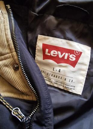 Брендовая фирменная зимняя куртка levi's,оригинал,новая.5 фото