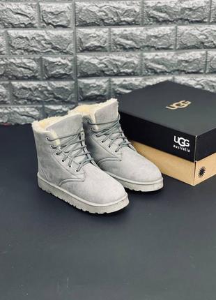 Ugg australia сірі жіночі/ підліткові черевики уггі розміри 35-41