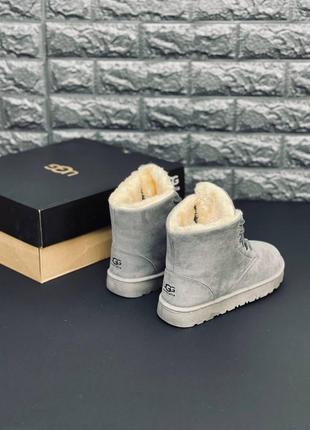 Ugg australia серые женские/ подростковые ботинки угги размеры 35-414 фото