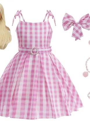 Платье для девочки барби ,размер 100,110,120,130,140,150 , костюм для девочек,платье барби,карнавальное платье