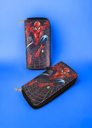 Дитячий гаманець підлітковий людина павук, 19*10 см, гаманець з людиною павуком, подарунок для хлопчика3 фото