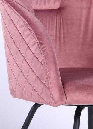 Кресло поворотное sacramento велюр, pink5 фото