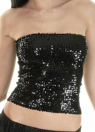 Резинка из паеток.топ\юбка\корсет