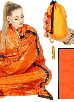 Спальный мешок аварийный (спасательный) springos 212 x 90 см cs0063