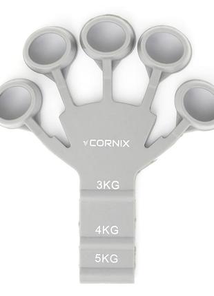 Эспандер для пальцев и запястья cornix finger gripper 3-5 кг профессиональный xr-02203 фото