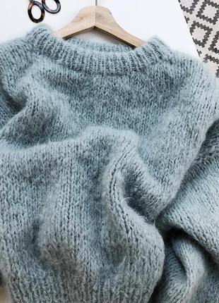 Мягенький свитер оверсайз из шерсти альпака3 фото