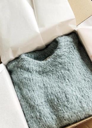 Мягенький свитер оверсайз из шерсти альпака5 фото