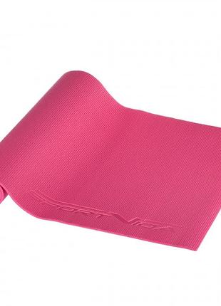 Коврик спортивный sportvida pvc 4 мм для йоги и фитнеса sv-hk0049 pink