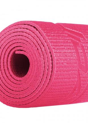 Килимок спортивний sportvida pvc 4 мм для йоги та фітнесу sv-hk0049 pink5 фото