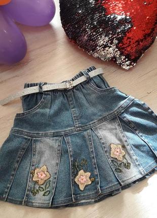 Класна модна джинсова спідниця