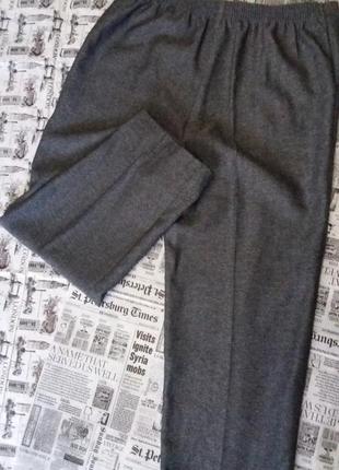 Стильні брендові укорочені  брюки штани з високою посадкою marks & spencer6 фото