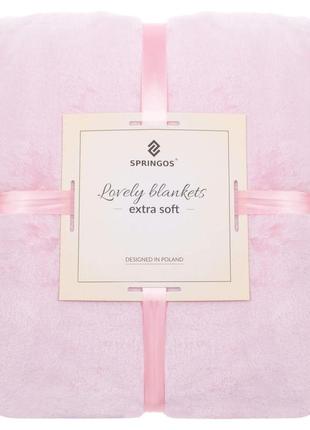 Плед-покрывало springos extra soft 200 x 220 см ha7087