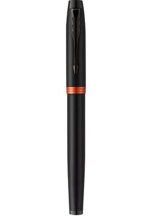 Ручка перова parker im 17 professionals vibrant rings flame orange2 фото