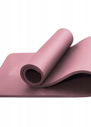 Килимок (мат) спортивний 4fizjo nbr 180 x 60 x 1.5 см для йоги та фітнесу 4fj0370 pink