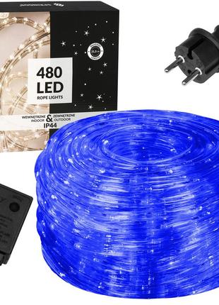 Гірлянда дюралайт вулична (зовнішня) springos rope lights 20 м 480 led cl1207 blue