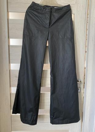 Очень крутые брюки палаццо эффект кожи hennes h&m 34/xs🖤🌺