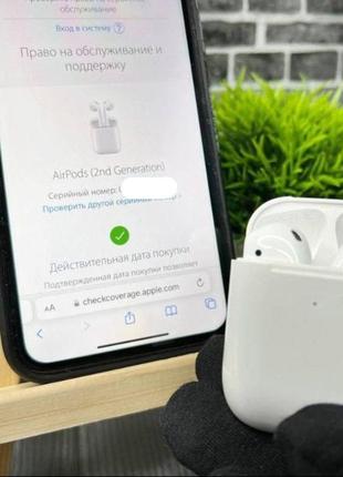 Наушники новые airpods 2 lux version