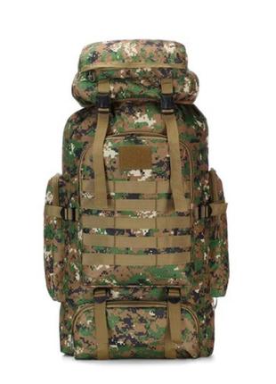 Тактический камуфляжный рюкзак molle 80 л