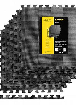 Мат-пазл (ластівчин хвіст) 4fizjo mat puzzle eva 180 x 120 x 1 см 4fj0387 black