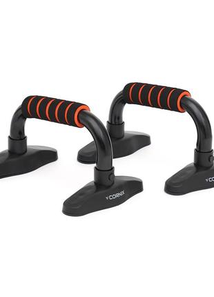 Упори для віджимань cornix push-up xr-0168 black/orange