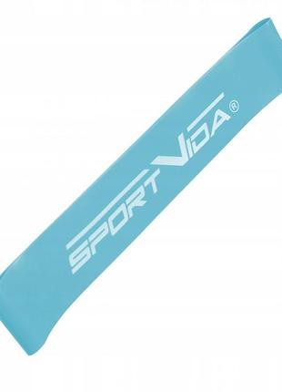 Гумка для фітнесу та спорту (стрічка-еспандер) sportvida mini power band 0.6 мм 0-5 кг sv-hk0200