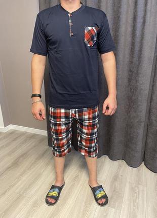 Мужской комплект мужская одежда для дома, пижама мужская, мужские пижамы3 фото