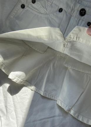 Белая мини юбка2 фото