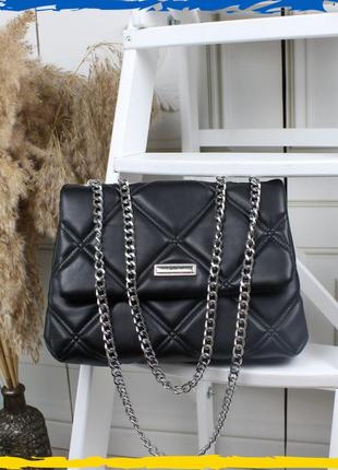 Сумка через плечо женская чорная. женский клатч. сумка женская, клатч женский.