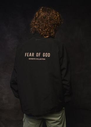 Ветровка винтаж fear of god souvenir jacket vintage black5 фото
